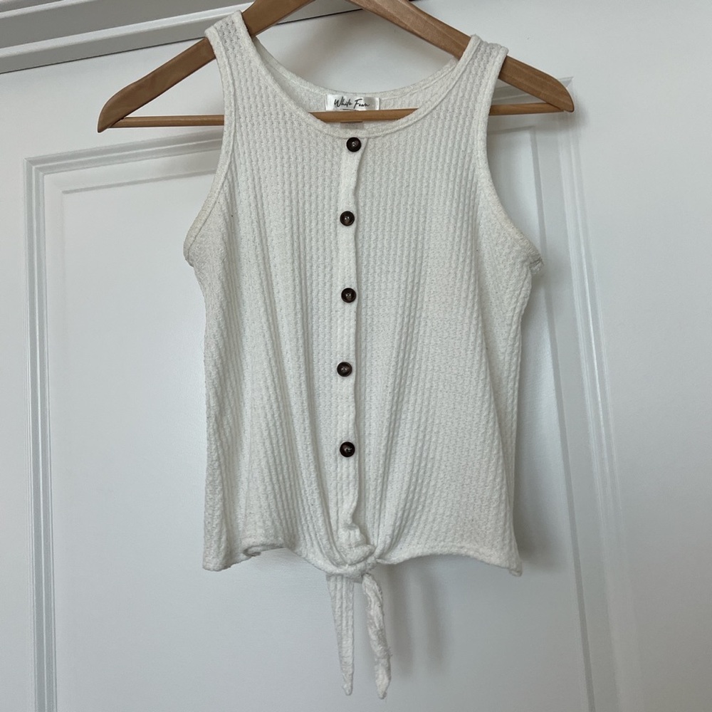 Tillys White Fawn tank top